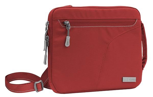 STM Blazer Padded Sleeve for iPad/Tablet - Removable Carry Strap, Stylish Red Protection