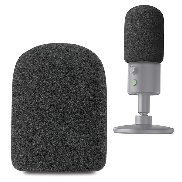 Buy SUNMON Razer Seiren X Foam Windscreen - Perfect Mic Pop Filter for USB Streaming Microphone
