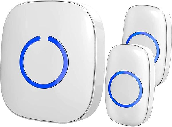 Buy SadoTech Wireless Doorbells - Easy-to-Use, Battery Operated, LED Flash, Perfect for Home & Business