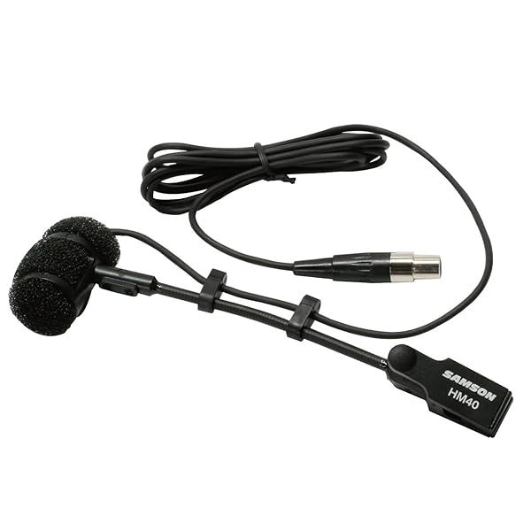 Samson HM40 Wind Instrument Microphone with P3 Connector - High-Quality Sound for Musicians