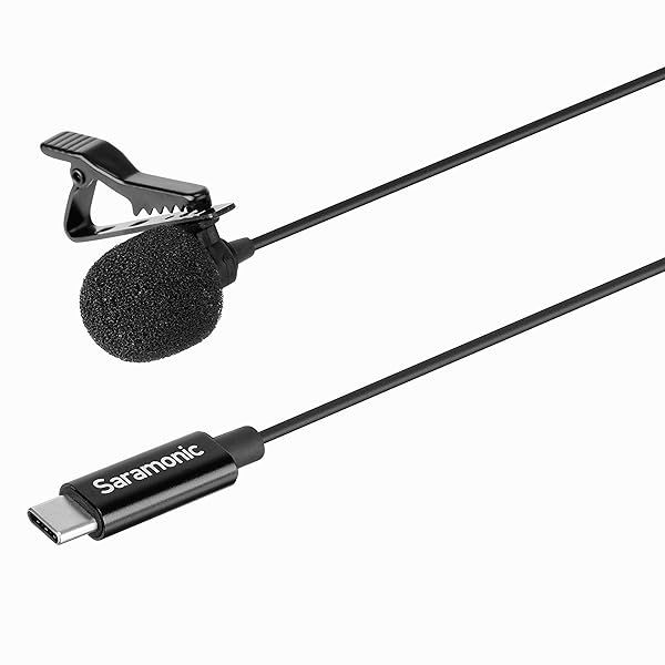 Saramonic LavMicro U3A USB-C Lavalier Mic for iPhone 15, Android & More - Perfect for Vlogging, YouTube, TikTok & Live Streaming
