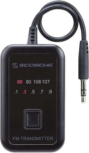 Scosche FMT4R FM Transmitter: 20 Frequency Selections for Clear Audio