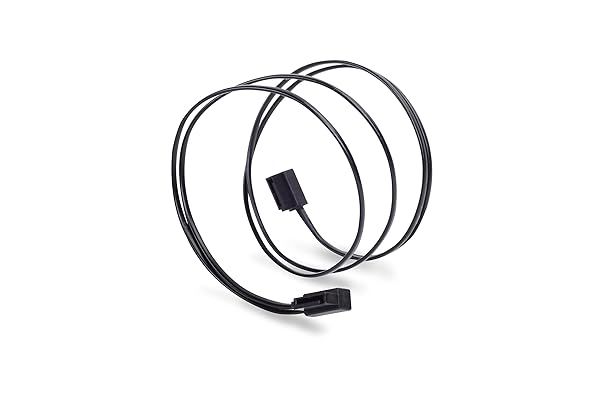 Buy SilverStone SST-CP11B-500 Ultra Thin 90-Degree SATA Cables - 500mm Low-Profile Connectors for Fast Data Transfer