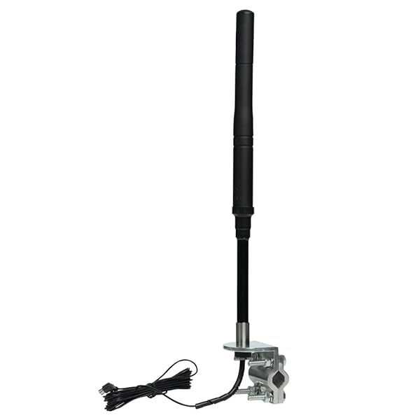 "Universal SiriusXM Truck Antenna with 14" Mast & Mirror Mount - Compatible with Onyx, EZR, Sportster & More"