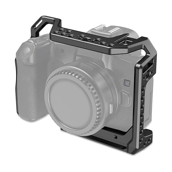 SmallRig Camera Cage CCC2803 for Canon R: Built-in Cold Shoe & Anti-Twist Design for Ultimate Stability