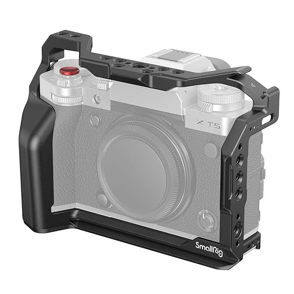 SmallRig X-T5 Full Cage for FUJIFILM XT5 - Aluminum Camera Rig with Quick Release, NATO Rails & Shutter Button