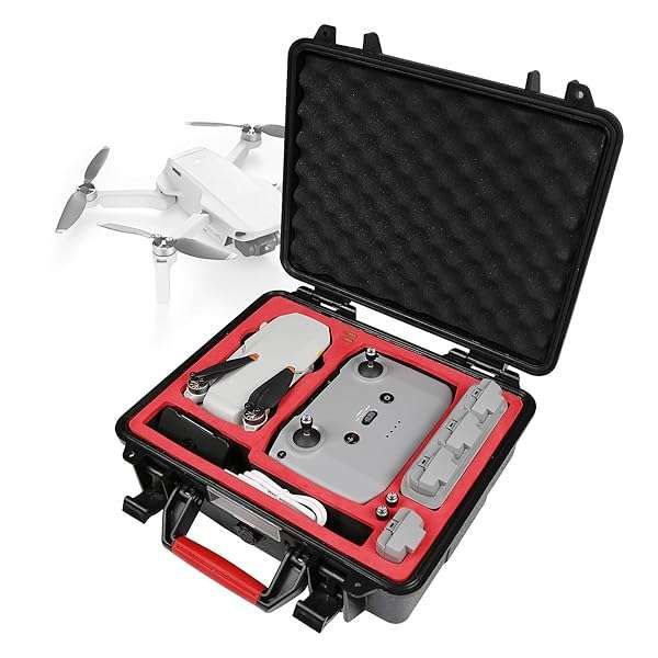 Buy Smatree 7.2L Waterproof Hard Case for DJI Mavic Mini 2 & Mini SE - Portable Drone Carrying Case & Accessories