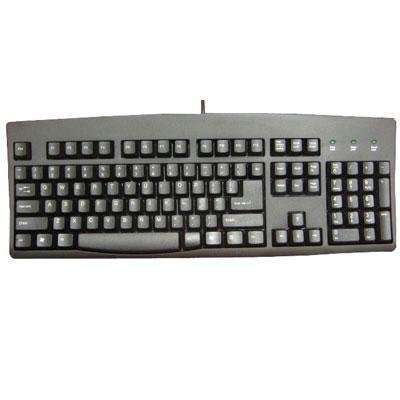 Solidtek Standard Spanish Black Wired USB Keyboard - Reliable, Durable & Stylish for Home or Office Use