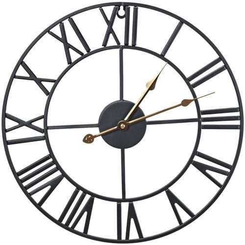 Elegant Sorbus 16-Inch Wall Clock - Battery Operated Roman Numeral Decor for Living Room, Bedroom, Kitchen & Office