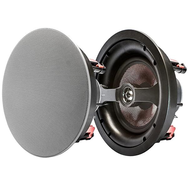 "Soundavo IC-640CF Premium 6.5" In-Ceiling Speakers - High-Resolution 2-Way Audio Pair"