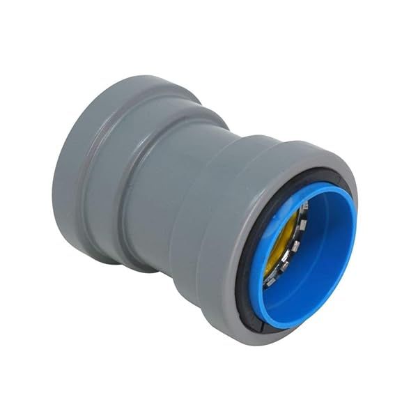 "Southwire LTNM-CP-050 1/2" Liquid Tight Non-Metallic Coupling - Durable Push Install LT Connector"