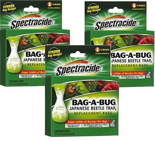 Spectracide Bag-A-Bug Japanese Beetle Trap Replacement Bags - 18ct for Effective Pest Control