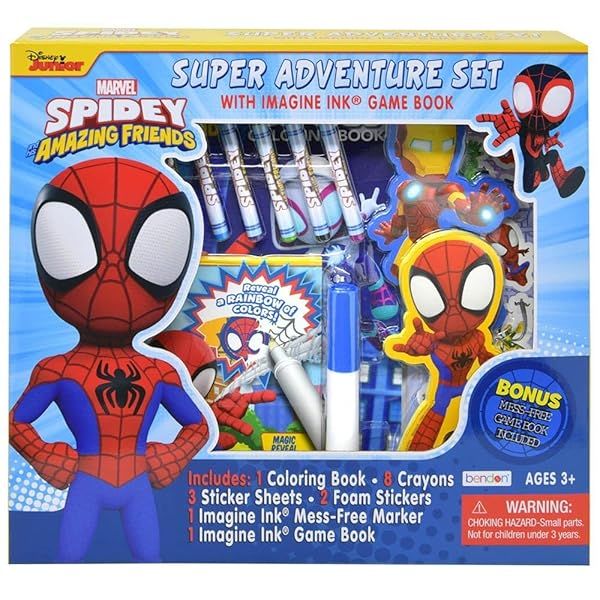 Spidey & Friends Super Activity Set: Unleash Creativity with Imagine Ink Fun!