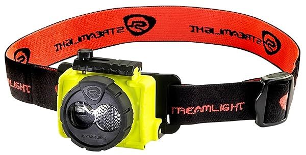 Streamlight 61600 Double Clutch USB Headlamp - Yellow, Clear Packaging | Bright, Durable & Rechargeable