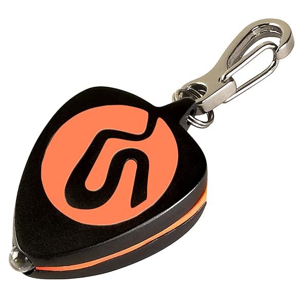 Streamlight 73100 Logo Key Chain Flashlight: 10-Lumen Compact Light in Black & Orange
