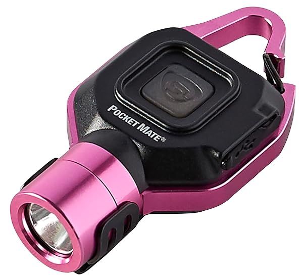 Streamlight 73303 Pocket Mate: 325-Lumen USB Rechargeable Pink Keychain Flashlight