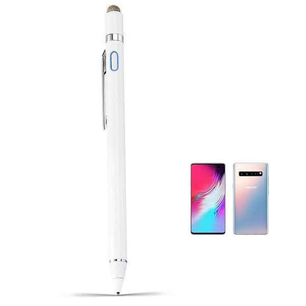 "EVACH Rechargeable Stylus Pen for Samsung Galaxy Tab S4/S5E/S6 - Ultra Fine 1.5mm Tip, Perfect for 10.5" Tablets"