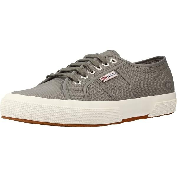 Shop Superga Unisex Ankle Trainers in Gray Dk Sage - Size 7.5 US Men | Stylish & Comfortable Footwear
