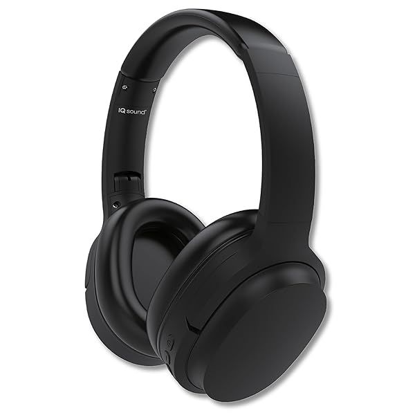 Supersonic IQ-141ANC: Premium Noise Cancelling Headphones with Bluetooth 5.0, Dual Mic & Deep Bass for Home & Travel