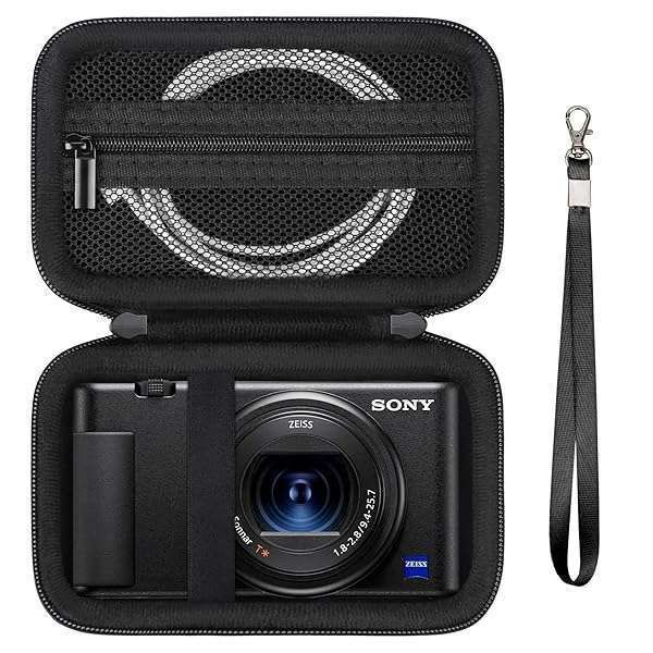 Supmay Hard Travel Case for Sony ZV-1F/ZV-1/ZV-1 II - Protective Bag with Mesh Pocket for Accessories