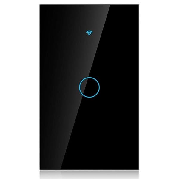 Highly Sensitive Remote Switch for Google - 1-Way AC Control with Touch Keys (Black)