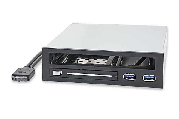 "Syba 5.25" Bay Adapter & 2.5" Trayless Rack for HDD/SSD - USB Hub SY-MRA55005"