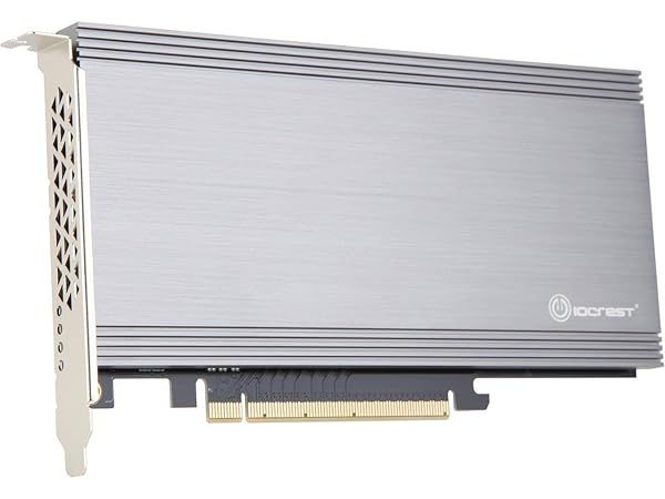 Syba Dual M.2 NVMe to PCIe 3.0 Riser Controller - SI-PEX40129 for Non-Bifurcation Motherboards