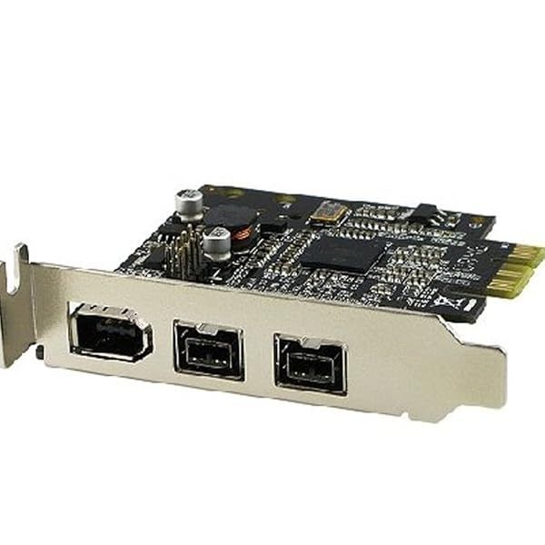 Syba Low Profile PCI-Express Firewire Card: 2x 1394b & 1x 1394a Ports, TI Chipset - SD-PEX30009