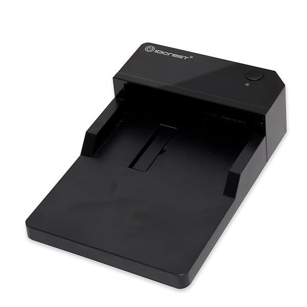 "Syba SY-ENC35026 USB 3.1 & 3.0 External Enclosure for 3.5" & 2.5" SATA III Hard Drives - Black"