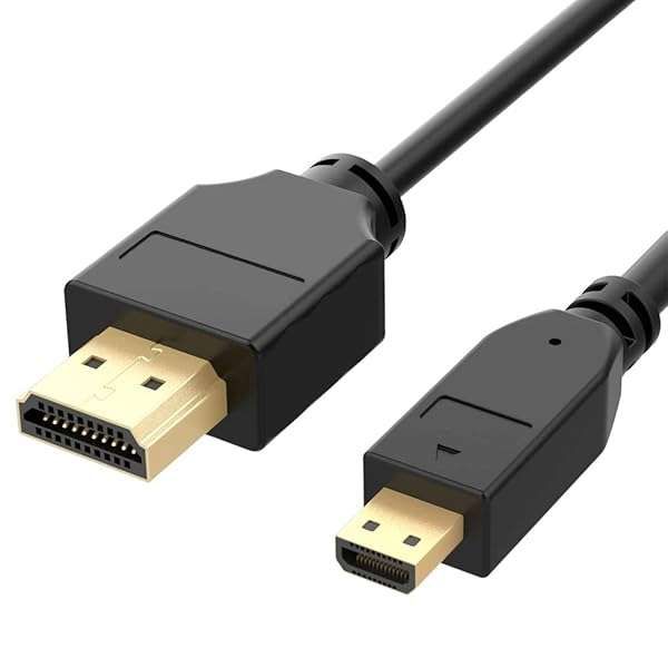 Synergy 5ft HDMI Cable for Sony Alpha a6500 - High Definition Micro HDMI to HDMI Type A