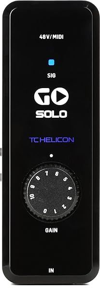 TC-Helicon GO SOLO: Best Audio/MIDI Interface for Mobile Devices - Enhance Your Sound Today!