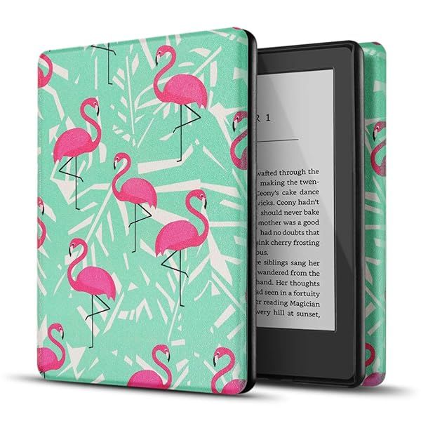 "Buy TNP Slim & Light Kindle 10th Gen Case - Auto Sleep/Wake Smart Cover for 6" E-Reader (Flamingo) - Perfect Fit & Style!"