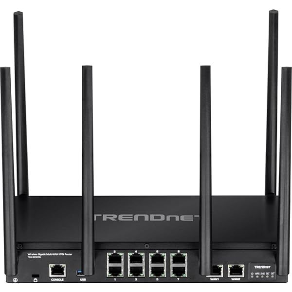 TRENDnet AC3000 Tri-Band VPN Router: Fast WiFi for Home & Office, MU-MIMO, QoS, Inter-VLAN Routing - TEW-829DRU