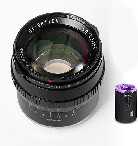 TTartisan 50mm F1.2 Lens for Fuji X-Mount: Large Aperture Manual Focus for Stunning APS-C Photography