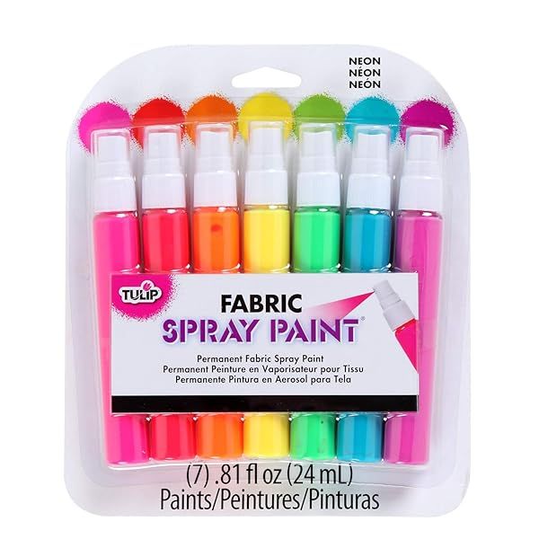 Buy TULIP Fabric Spray Sets 31424 SOP Multi Mini Neon 7Pk - Vibrant Colors for DIY Projects!