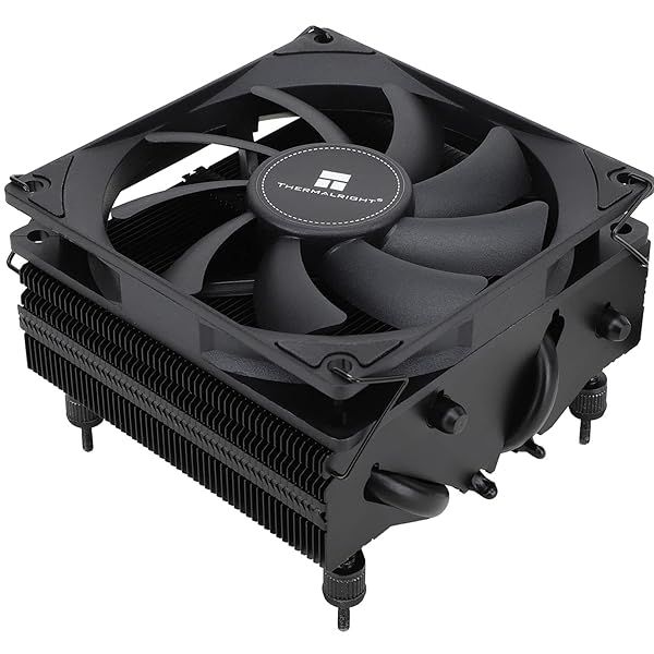 Thermalright AXP90-X53 Black Low Profile CPU Cooler: Slim 53mm ITX Heatsink for AMD & Intel Processors