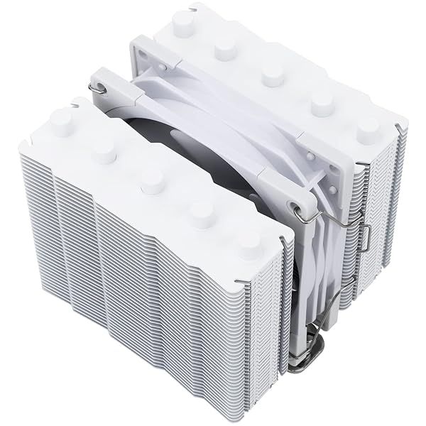 Thermalright Silver Soul 110 White CPU Cooler: Dual Towers, 5 Heat Pipes, AGHP Tech for AMD & Intel