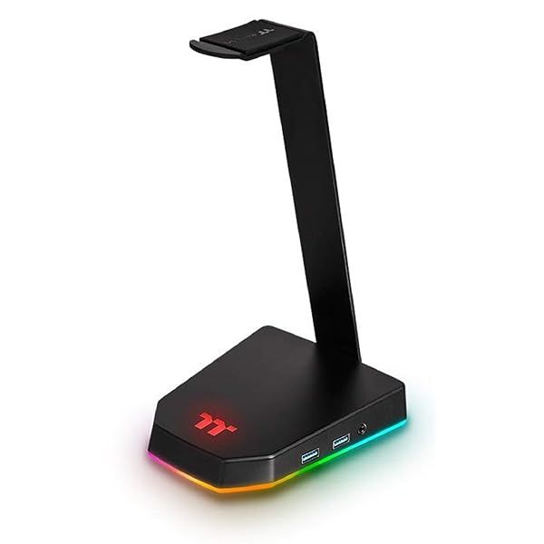 Thermaltake E1 RGB Gaming Headset Stand - GEA-TTP-THSBLK-06 Black | Ultimate Gaming Accessory