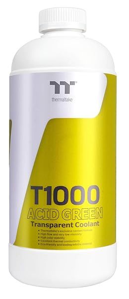 Thermaltake T1000 1000ml Acid Green Water Cooling Solution - Anti-Corrosion & Anti-Freeze CL-W245-OS00AG-A