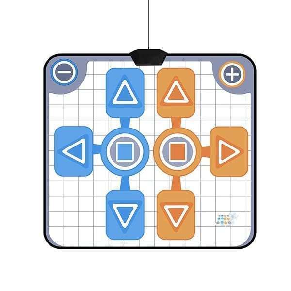 Tihebeyan Double Dance Mat for Wii - Non-Slip Pads for NGC Games | Perfect for Couples!
