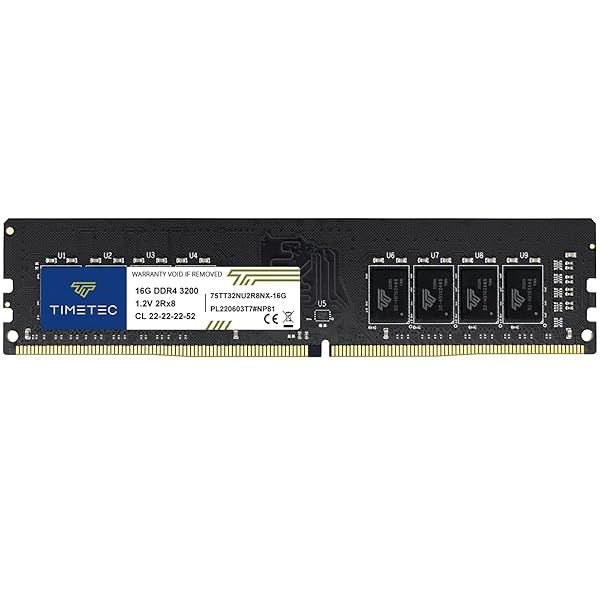 Upgrade Your PC with Timetec 16GB DDR4 3200MHz RAM - Non-ECC, Dual Rank, 288 Pin UDIMM for Enhanced Performance