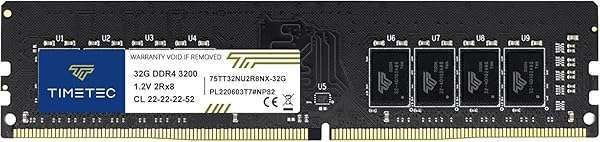 Upgrade Your PC with Timetec 32GB DDR4 3200MHz RAM - Non-ECC, Dual Rank, 288 Pin UDIMM for Enhanced Performance