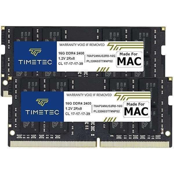 Upgrade Your 2017 iMac with Timetec 32GB RAM Kit (2x16GB) - DDR4 2400MHz for Enhanced Performance