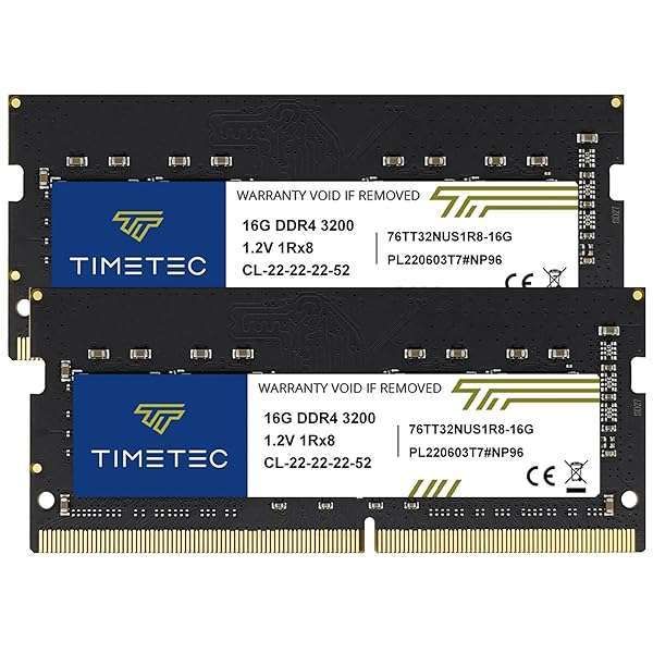 Upgrade Your Gaming Laptop: Timetec 32GB DDR4 3200MHz RAM Kit (2x16GB) for AMD & Intel - Fast Performance Boost!