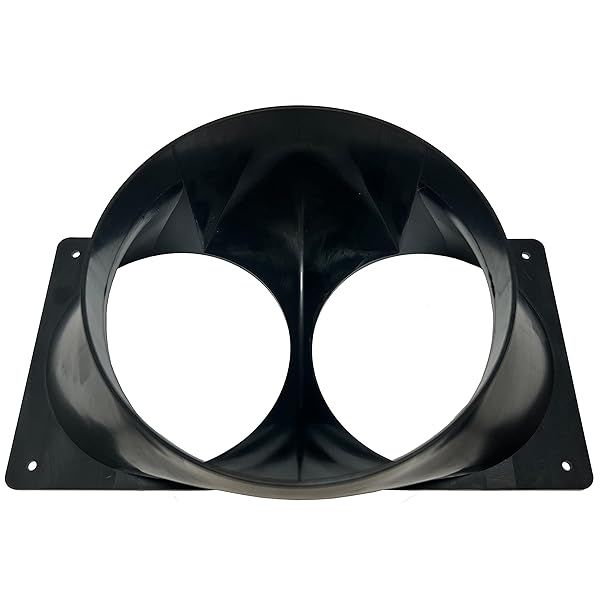 Upgrade Your Antminer: Tinker3D Double Fan Shroud for S19, T19, S17 - 6 Inch to 2X 4 Inch Cooling Duct, USA Made