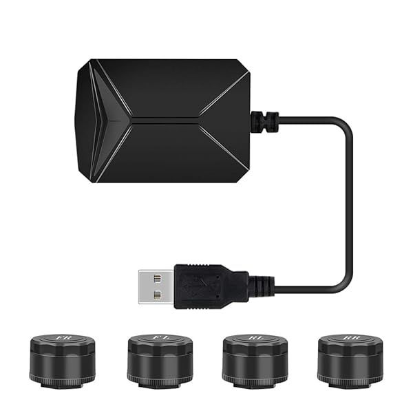 USB TPMS External Sensors for Android Car Navigation - Enhance Tire Pressure Monitoring