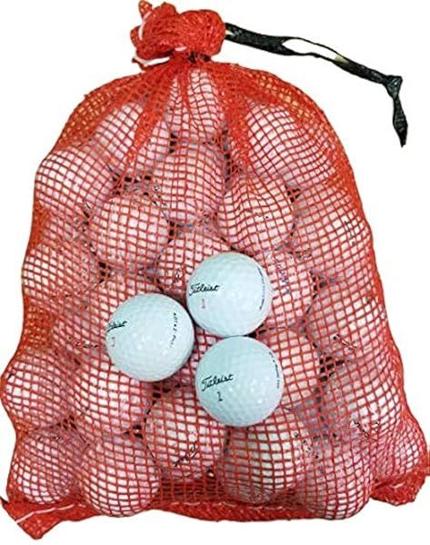 Buy Titleist Recycled Golf Balls 48-Pack in Mesh Bag - Eco-Friendly & Affordable!