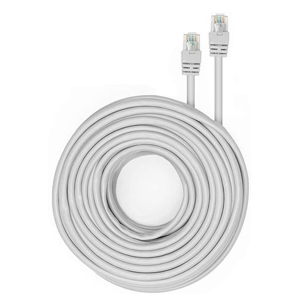 60 Feet CAT5e Ethernet Cable - High-Speed RJ45 Network Wire for Router, PoE Camera, NVR & More