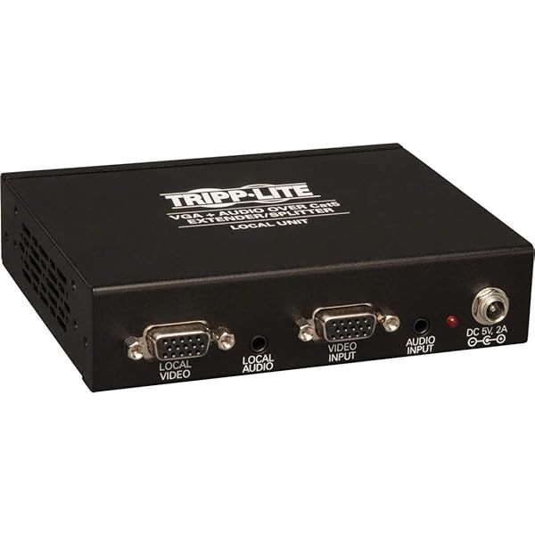 Tripp Lite 4-Port VGA & Audio Extender/Splitter - 1000-ft Range, 1920x1440 at 60Hz (B132-004A-2)