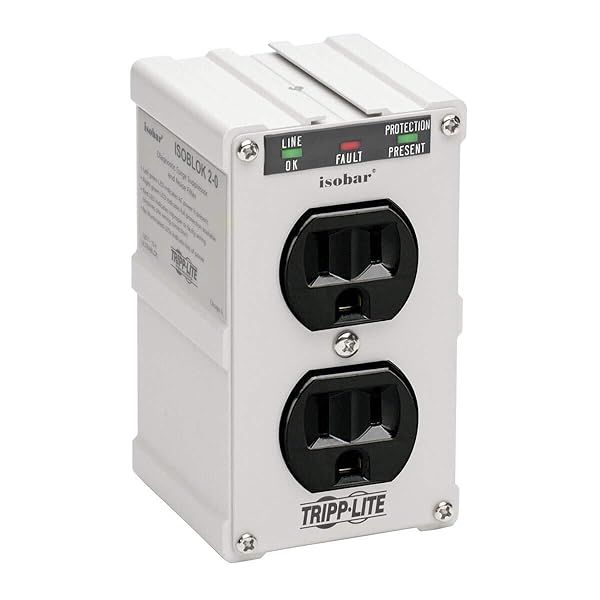 Tripp Lite Isobar 2 Outlet Surge Protector: Metal Power Strip with $10,000 Insurance & Lifetime Warranty